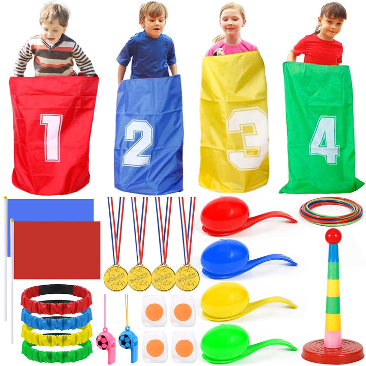 Outdoor Spiele für Kinder Set, Outdoor Spielzeug Kindergeburtstag Partyspiele für Kinder Erwachsene,