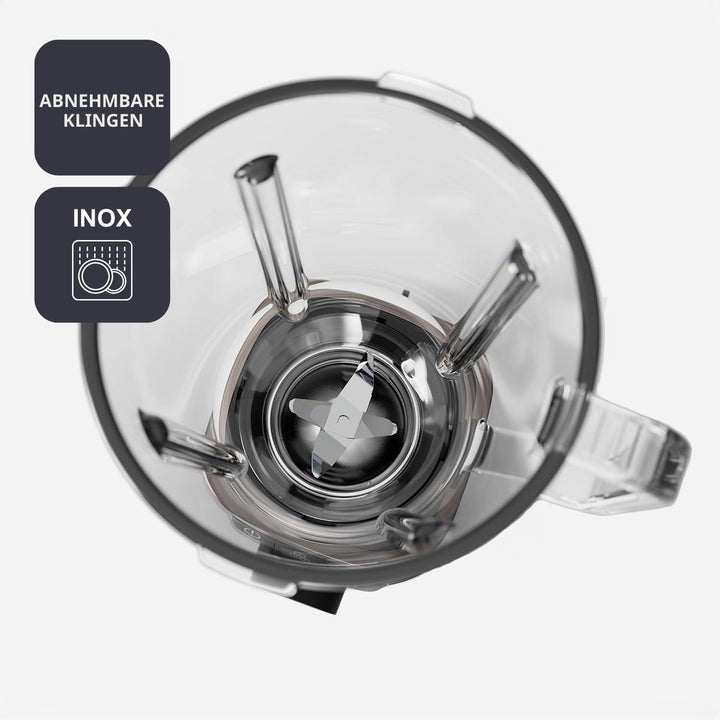 Black+Decker - Standmixer BXJB1201E 2200W | 2,2L Glasbehälter | 8 Geschwindigkeiten | 6 Edelstahlkli