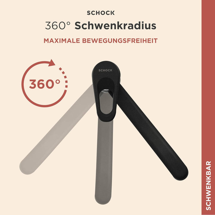 SCHOCK Küchenarmatur COSMO Onyx – Hochdruck Armatur mit Festauslauf und Standard Norm-Anschlüssen Fe