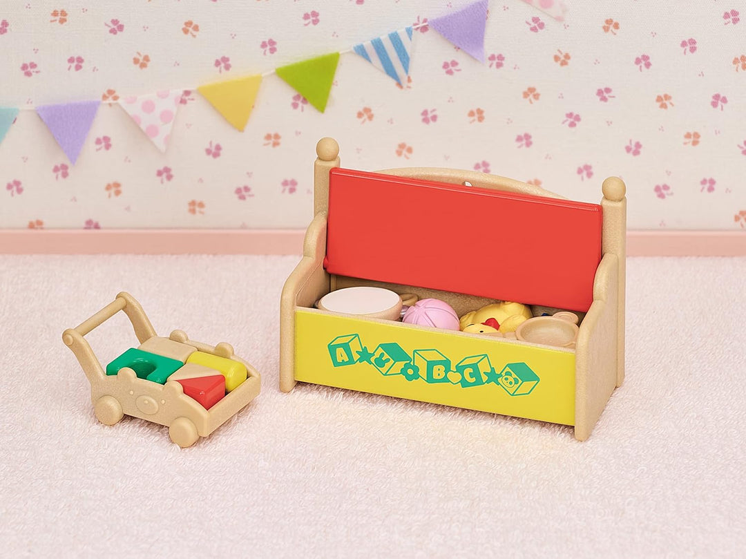 Sylvanian Families 5709 Baby's Toy Box -Snow Rabbit & Panda Babies-