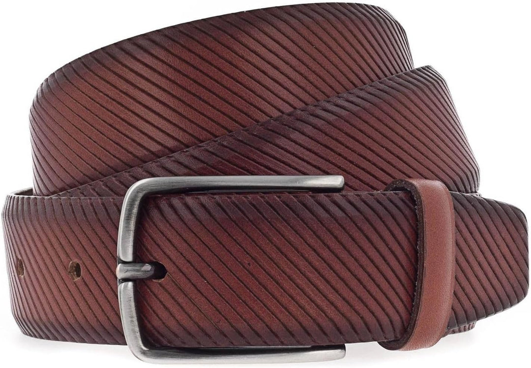 Vanzetti 35mm Leather Belt W110 Cognac - kürzbar