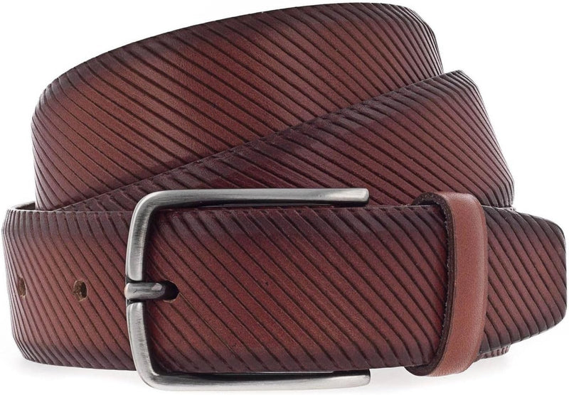 Vanzetti 35mm Leather Belt W110 Cognac - kürzbar