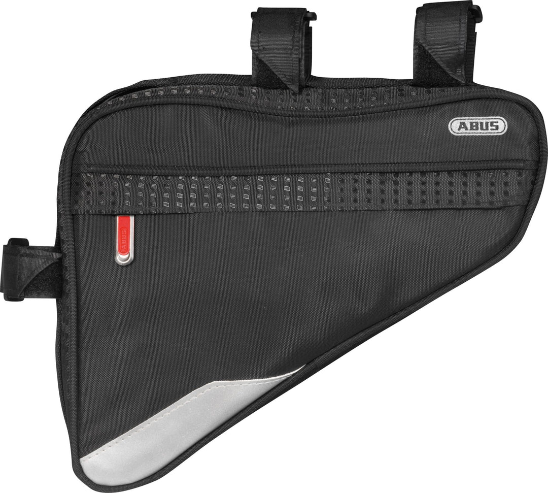 ABUS Fahrradtasche Oryde ST 2250 - Rahmentasche mit Klettband - wasserabweisendes Material - Schwarz