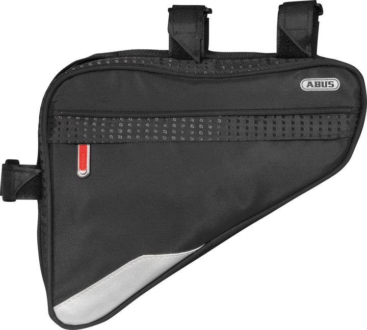 ABUS Fahrradtasche Oryde ST 2250 - Rahmentasche mit Klettband - wasserabweisendes Material - Schwarz