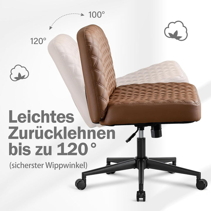 Bosmiller Bürostuhl Ohne Armlehnen Höhenverstellbar Schreibtischstuhl Armless Office Chair Schminkti