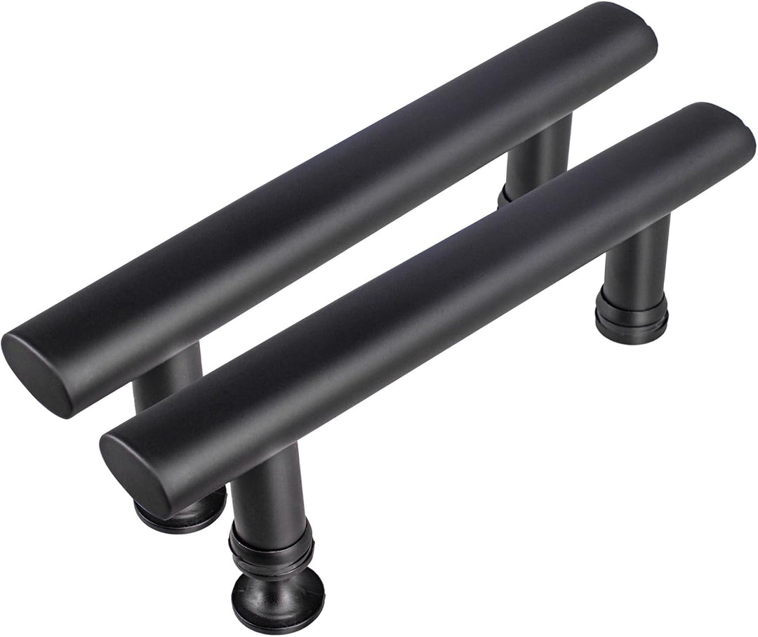 Griffe für Duschtüren Schwarz Duschtür Griff 130mm Loch zu Loch, Griff Beidseitig für Duschtür Glast