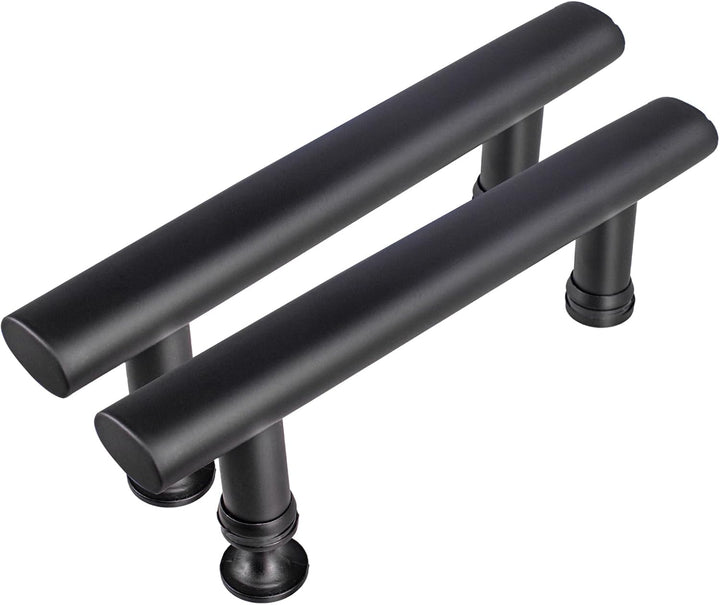 Griffe für Duschtüren Schwarz Duschtür Griff 130mm Loch zu Loch, Griff Beidseitig für Duschtür Glast