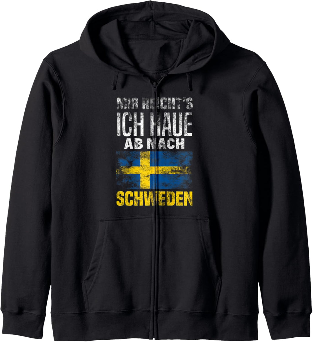 Lustiges Mir Reichts Ich Haue Ab Nach Schweden Kapuzenjacke