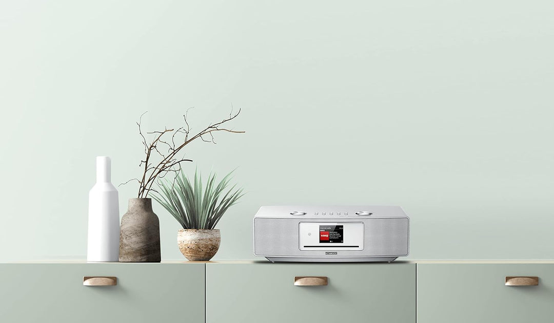 KENWOOD CR-ST700SCD-S - Smart Radio HiFi System mit WLAN, DAB+, Internetradio, CD/USB, Bluetooth Aud