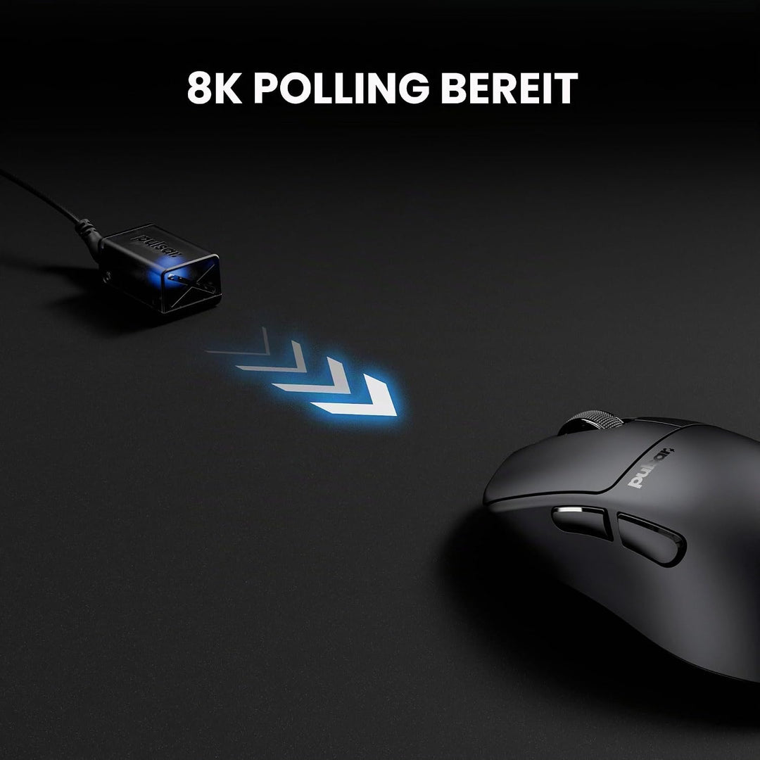 Pulsar Gaming Gears X3 Crazylight Kabellose Gaming-Maus, Ultraleicht, 43 g, Hybrid-ergonomisch, opti