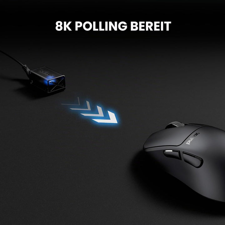 Pulsar Gaming Gears X3 Crazylight Kabellose Gaming-Maus, Ultraleicht, 43 g, Hybrid-ergonomisch, opti