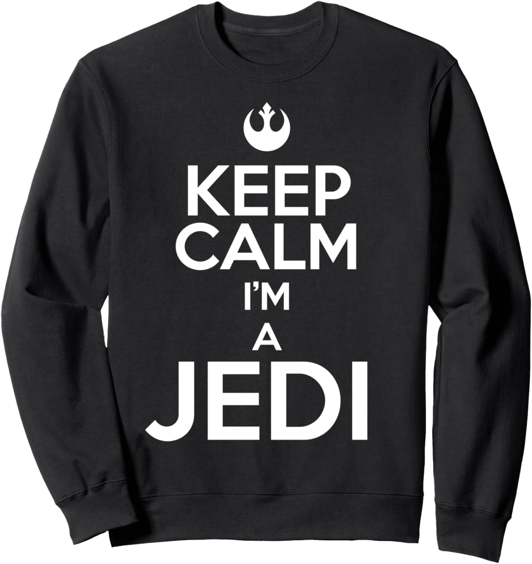 Star Wars Keep Calm Text Poster Sweatshirt