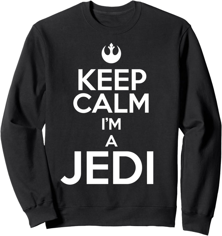 Star Wars Keep Calm Text Poster Sweatshirt