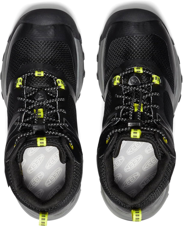 KEEN Unisex Kinder Wanduro Mid Waterproof, Schwarz Silber