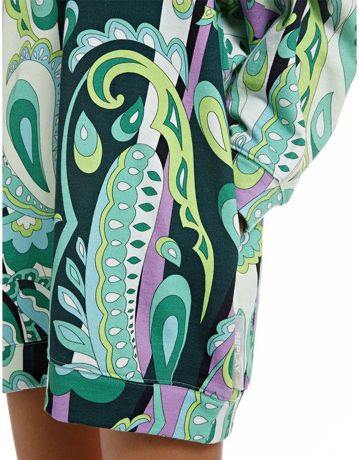 Replay Damen Kleid S 010 Multicolor, S 010 Multicolor