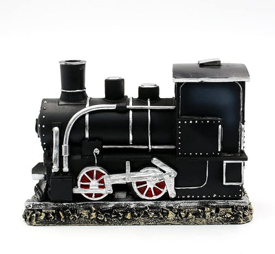 Dekohelden24 Räucher - Lokomotive, Höhe 11 cm Breite 6,5 cm Länge 16 cm, Bunt