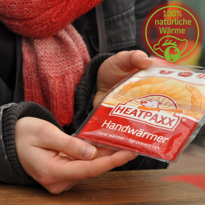 HeatPaxx Handwärmer | 5, 10, 15 oder 40 Paar | EXTRA WARM | Handliche Taschenwärmer, Wärmekissen für