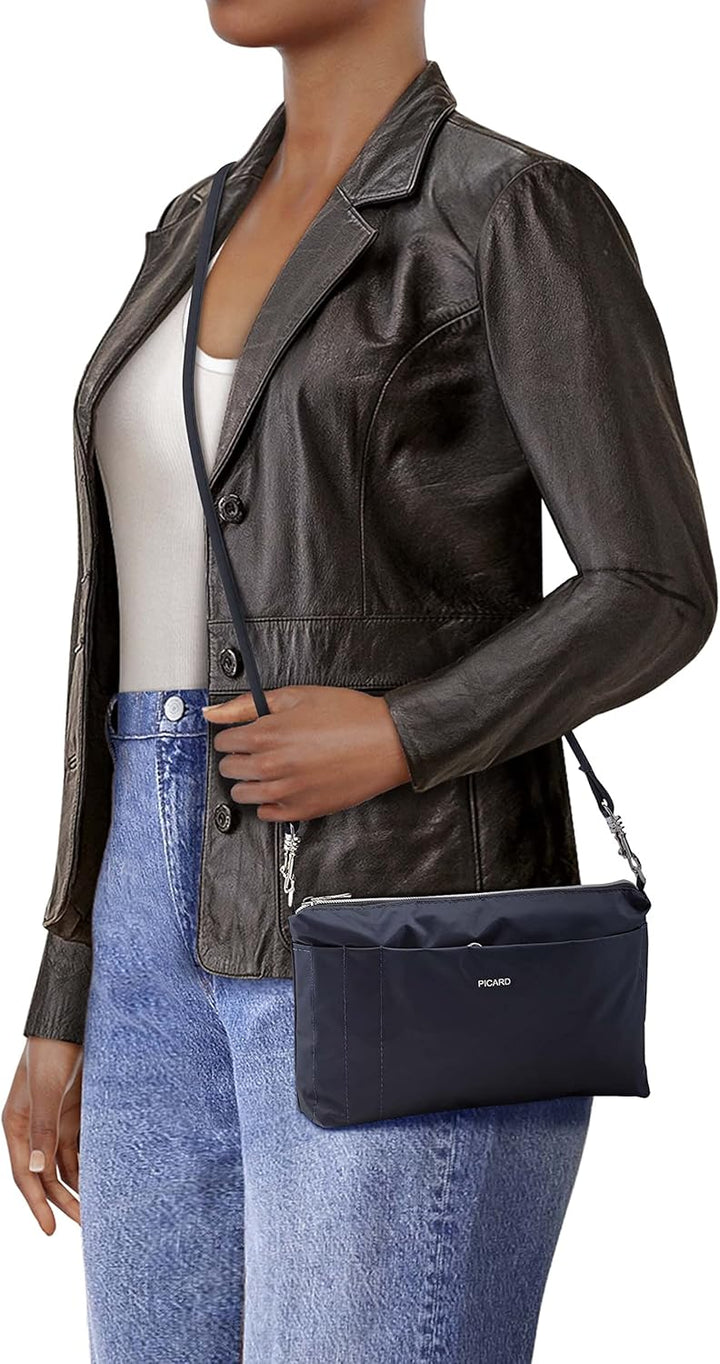 Picard Damen Schultertasche SWITCHBAG aus Nylon Klein | mit Reissverschluss | Schultertasche | Allta