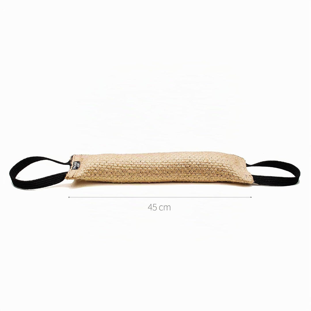 Julius-K9, 18145, Beisswurst aus Jute 45 cm x 7 cm - 2 Handschlaufen 45 cm x 7 cm 2 Handschlaufen Ju
