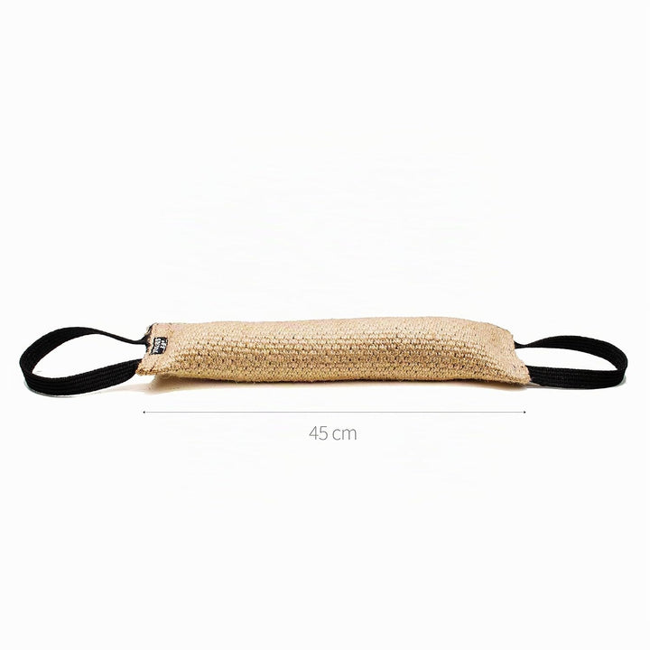 Julius-K9, 18145, Beisswurst aus Jute 45 cm x 7 cm - 2 Handschlaufen 45 cm x 7 cm 2 Handschlaufen Ju