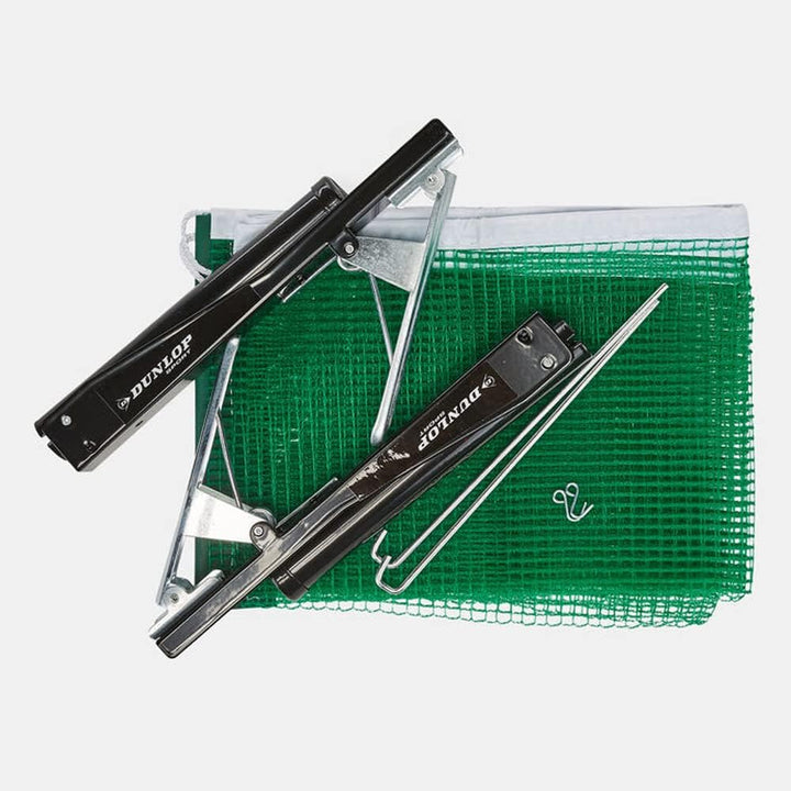 Dunlop Sports Unisex-Adult Tour Table Tennis Net Set, Green/Black, Einheitsgrösse EU