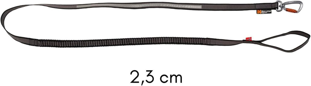 NON-stop dogwear Bungee Leash 3,8m/23mm | 1540 extra Lange Leine