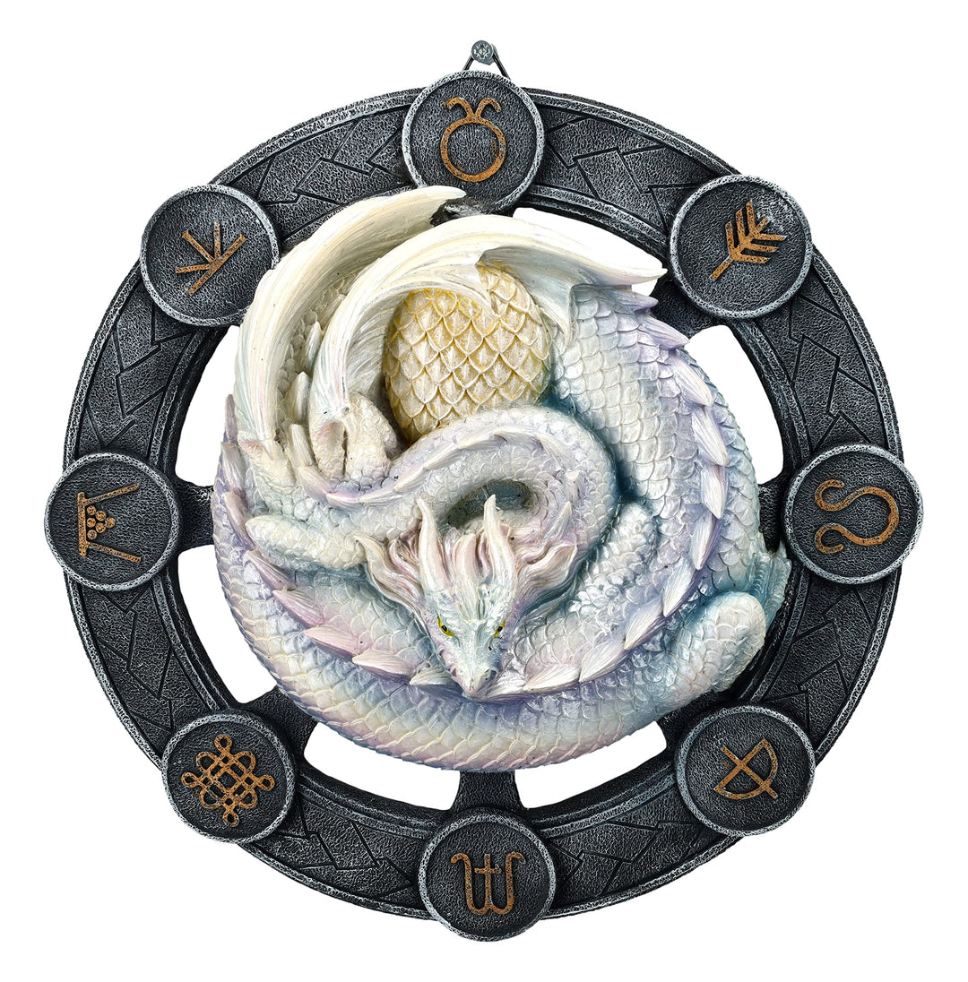 Pacific Giftware Wandrelief Drache Ostara by Anne Stokes 27 cm | Figur Statue Dragons of the Sabbats