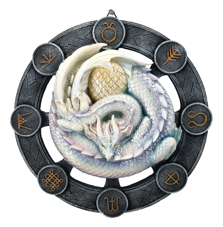 Pacific Giftware Wandrelief Drache Ostara by Anne Stokes 27 cm | Figur Statue Dragons of the Sabbats