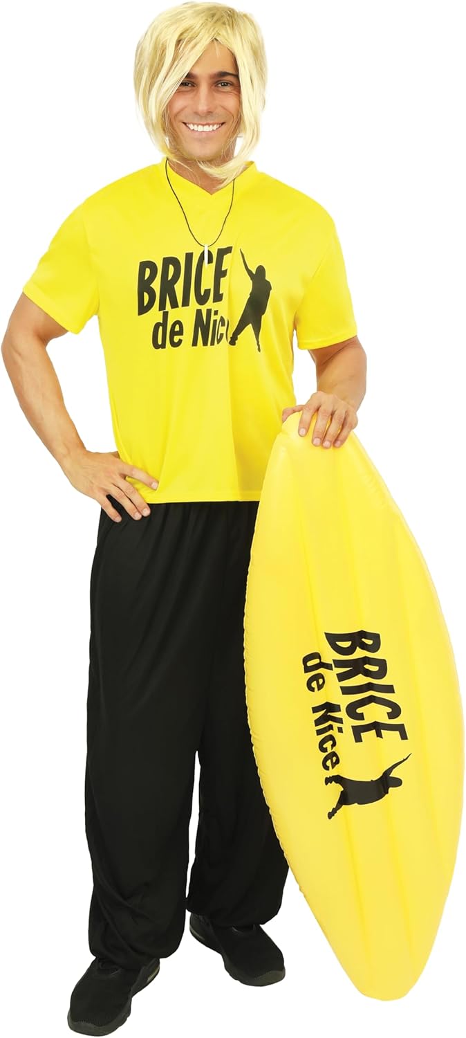 P'TIT CLOWN - Brice de Nice™ Surfer Kostüm - Offizielle Lizenz - Unisex Erwachsenenkostüm - Perfekt