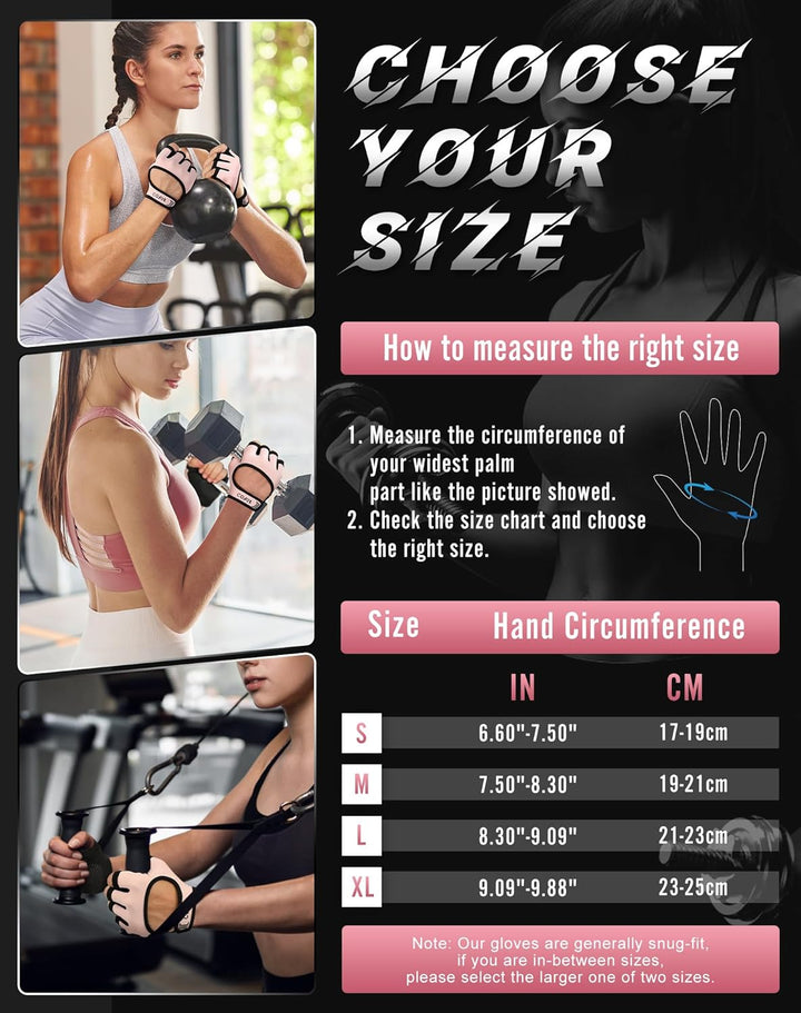 COFIT Atmungsaktiv Fitness Handschuhe, rutschfest Trainingshandschuhe Damen und Herren mit Handgelen