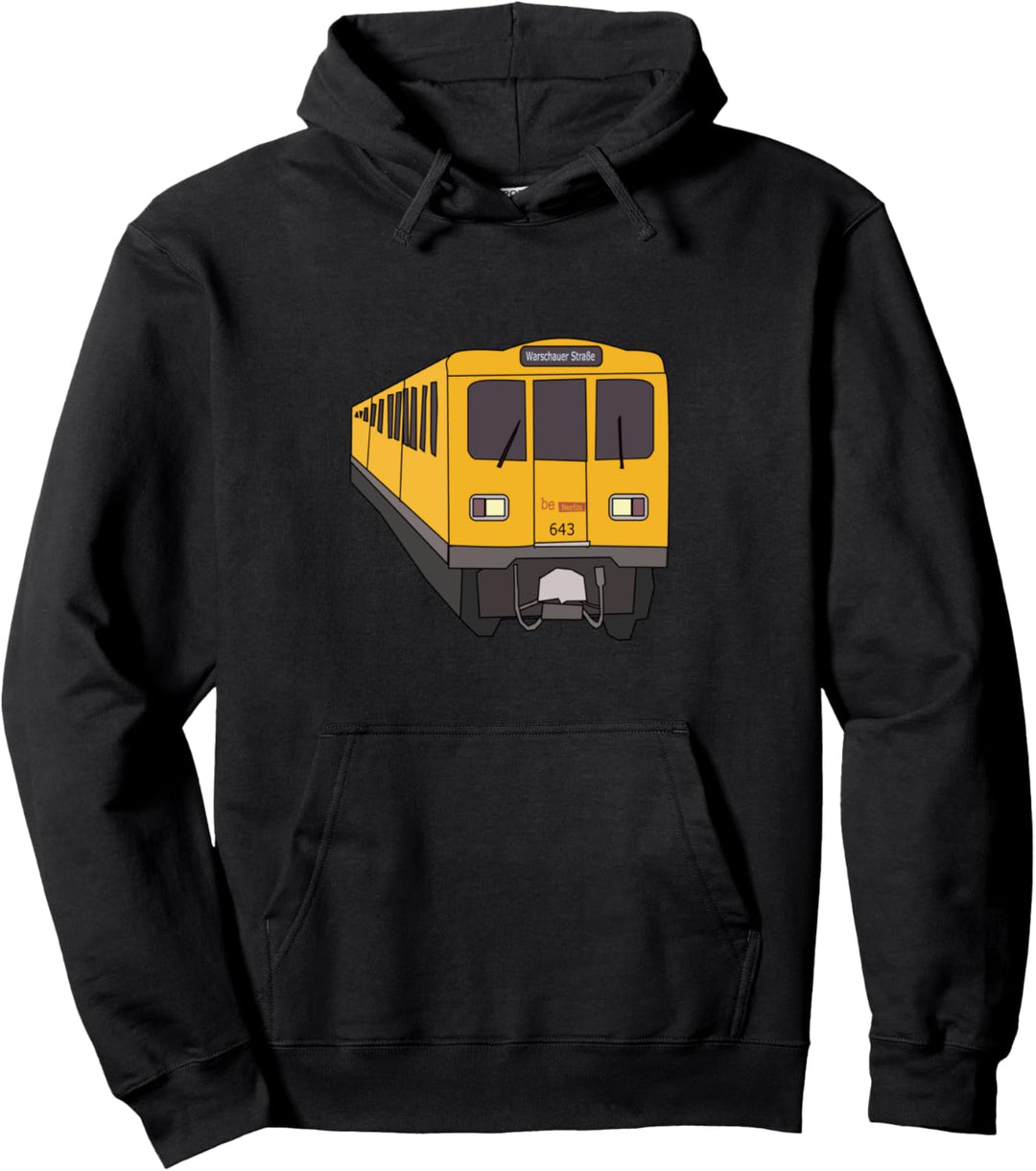 Berliner U-Bahn Vintage TShirt Berlin Hauptstadt City Pullover Hoodie