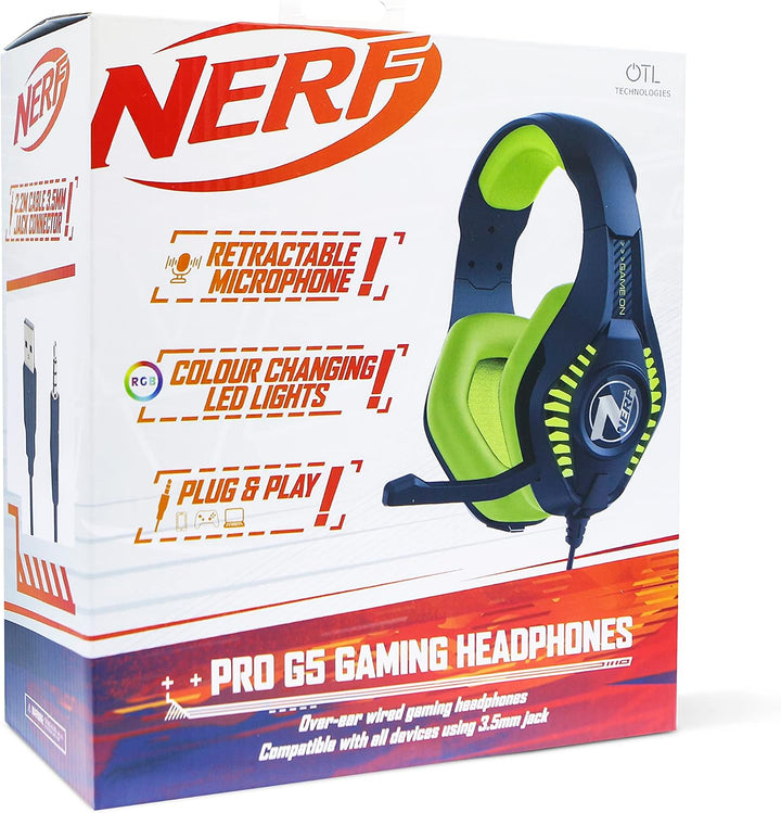 OTL Technologies NF0977 Nerf Pro G5 Gaming Kopfhörer blau
