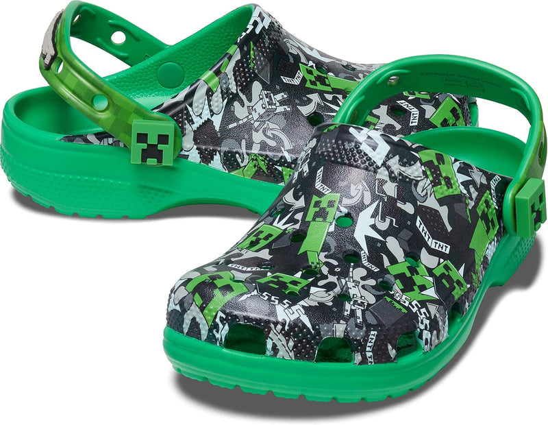 Crocs Unisex Kinder Minecraft Classic K Clog 28/29 EU Mehrfarbig, 28/29 EU Mehrfarbig