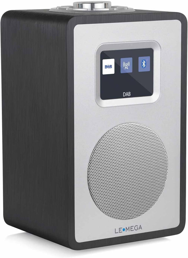 LEMEGA CR4+ DAB Radio Mit Bluetooth(Holzgehäuse,Tragbares DAB Plus Radio,Küchenradio,UKW-Radio,Doppe