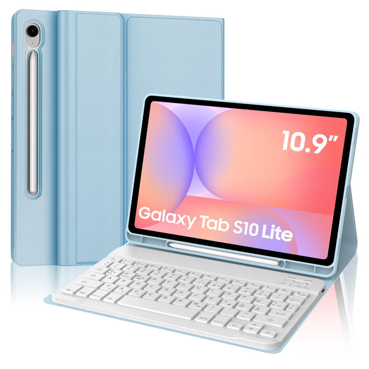 Tastatur für Samsung Galaxy Tab S10 Lite AI Tablet 10.9" 2025/S10 FE, Kabellose Magnetisch Abnehmbar