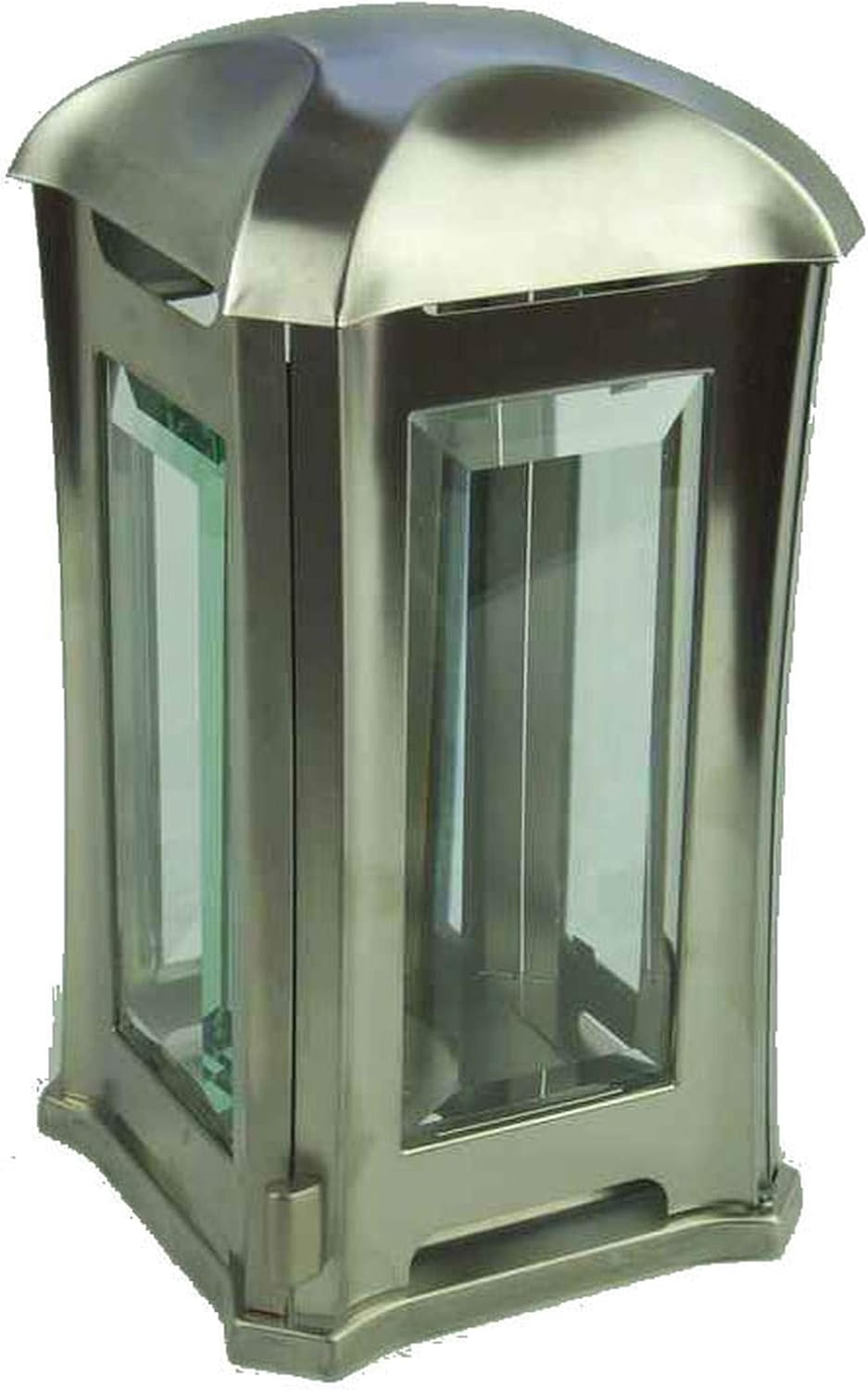 designgrab AEL5AGB1Oliv Grablampe Royal aus Edelstahl - Silber, 13 x 13 x 24 cm