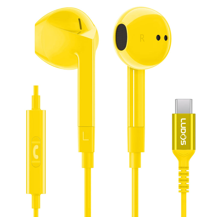 LUDOS FEROX USB C Kopfhörer, 5 Jahre Garantie für iPhone 16 15 Pro Max Plus Samsung Galaxy S24 S23 U