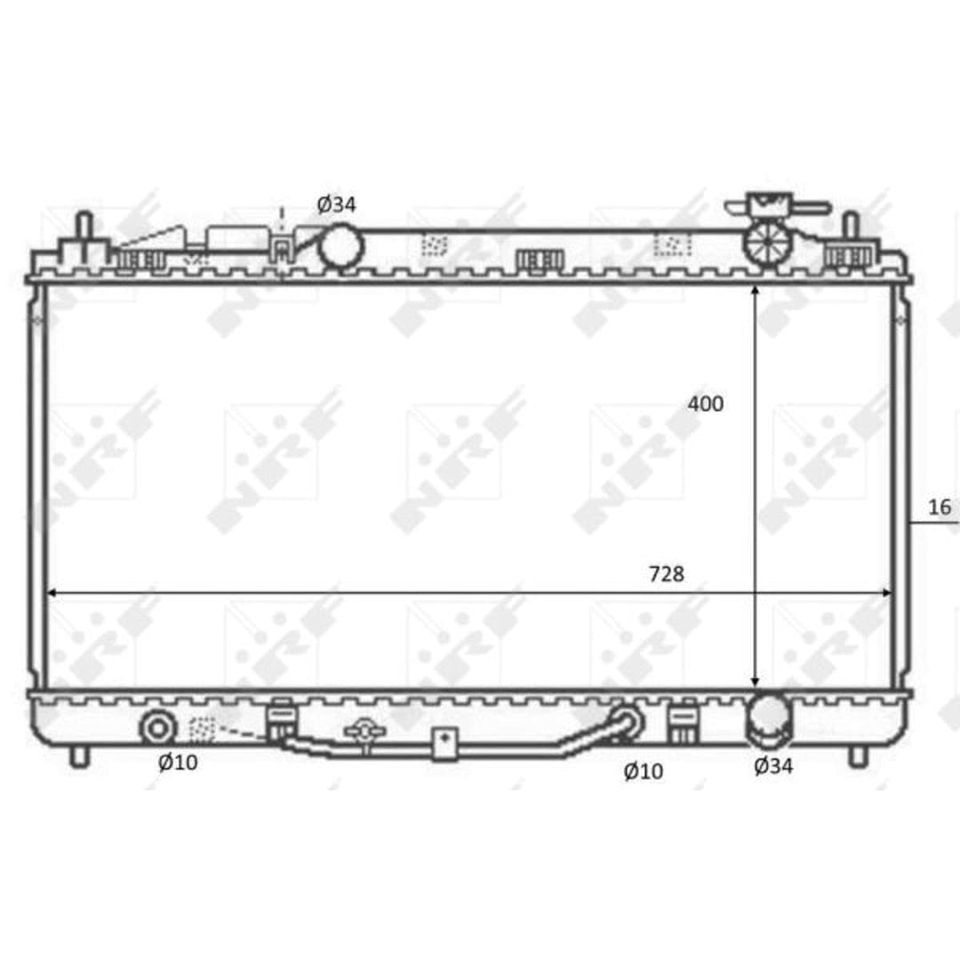 NRF 59079 Kühlmittel des Motor