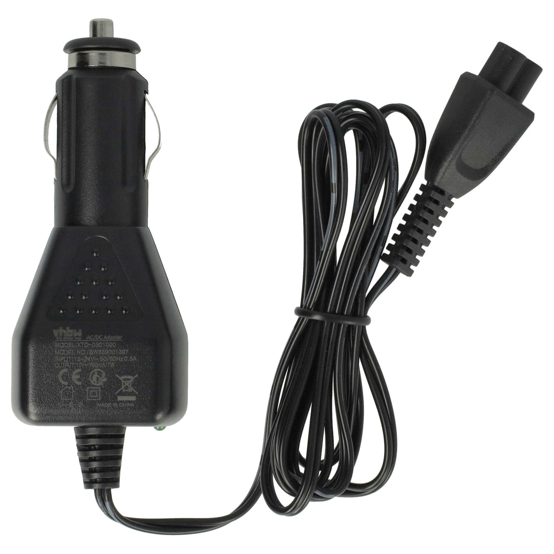 vhbw KFZ-Ladekabel kompatibel mit Kärcher EDI 4, OC 3 Eiskratzer, Druckreiniger - 12V Ladegerät Schw