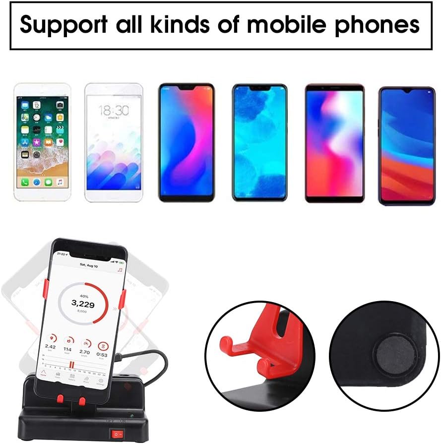 Telefon-Schaukelgerät, Kunststoff-Telefon-Shaker, Automatisches Schaukelgerät, USB-betrieben, Links-