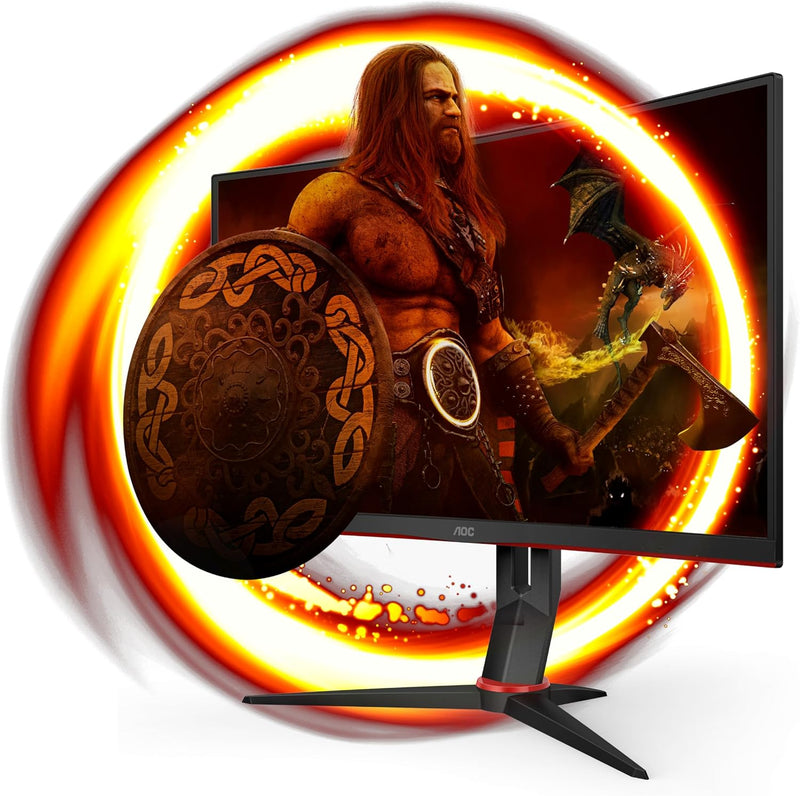 AOC Gaming CQ27G2S - 27 Zoll QHD Curved Monitor, FreeSync Premium (2560x1440, 165 Hz, HDMI 2.0, Disp