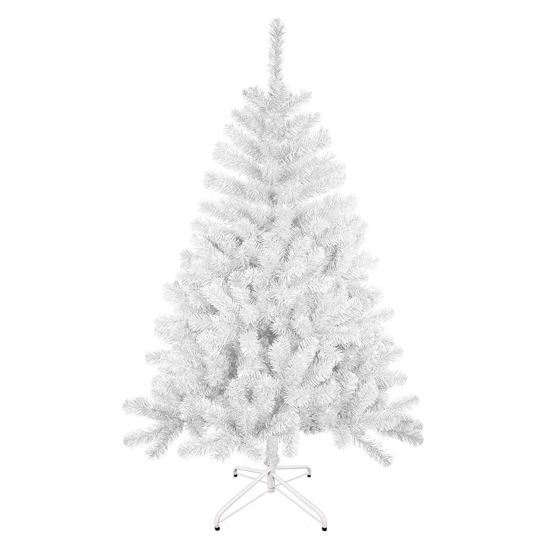 SOLAGUA NAVIDAD Künstlicher Weihnachtsbaum, Lametta-Blatt-Tanne 120–210cm Bäume mit Metallunterstütz
