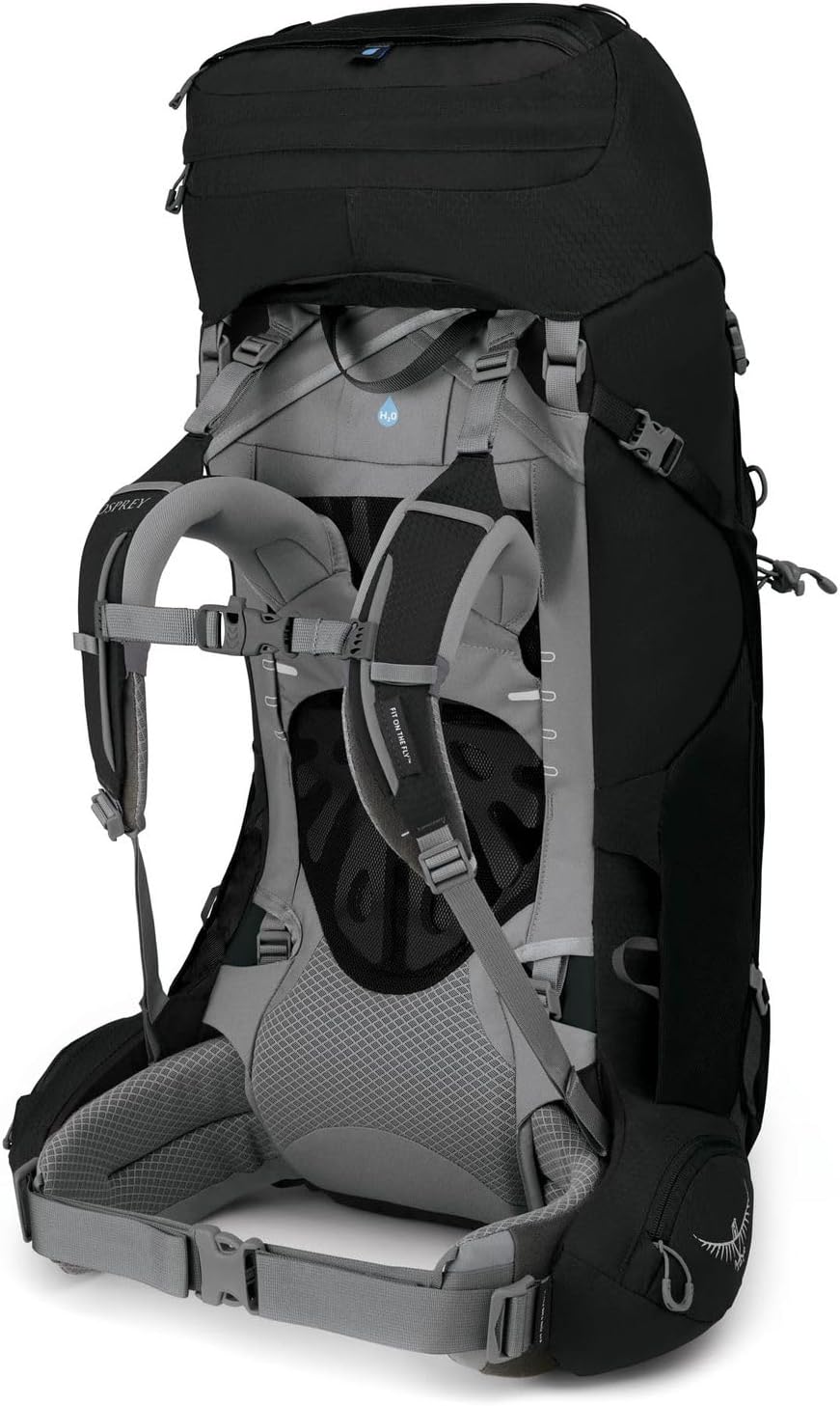 Osprey Ariel 55 Trekkingrucksack für Frauen Schwarz XS-S, Schwarz XS-S