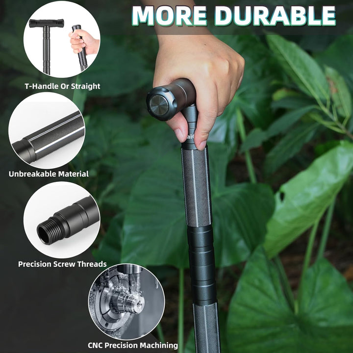 aiGear Taktischestöcke/Wanderstöcke | Upgraded Aluminium Taktische Pole Taktischer Stock | Outdoor 5