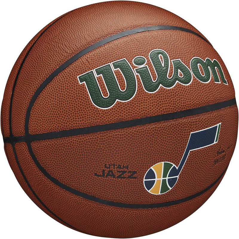 Wilson Unisex-Adult NBA Team Composite Basketball 7 Utah Jazz, 7 Utah Jazz