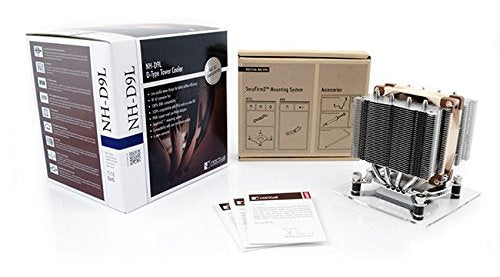 Noctua NH-D9L, Premium CPU Kühler mit NF-A9 92mm Lüfter (Braun)