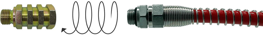 Handgriff Set Verlängerung für Kupplungskopf Griff Luftkupplung Satz LKW M16x1,5