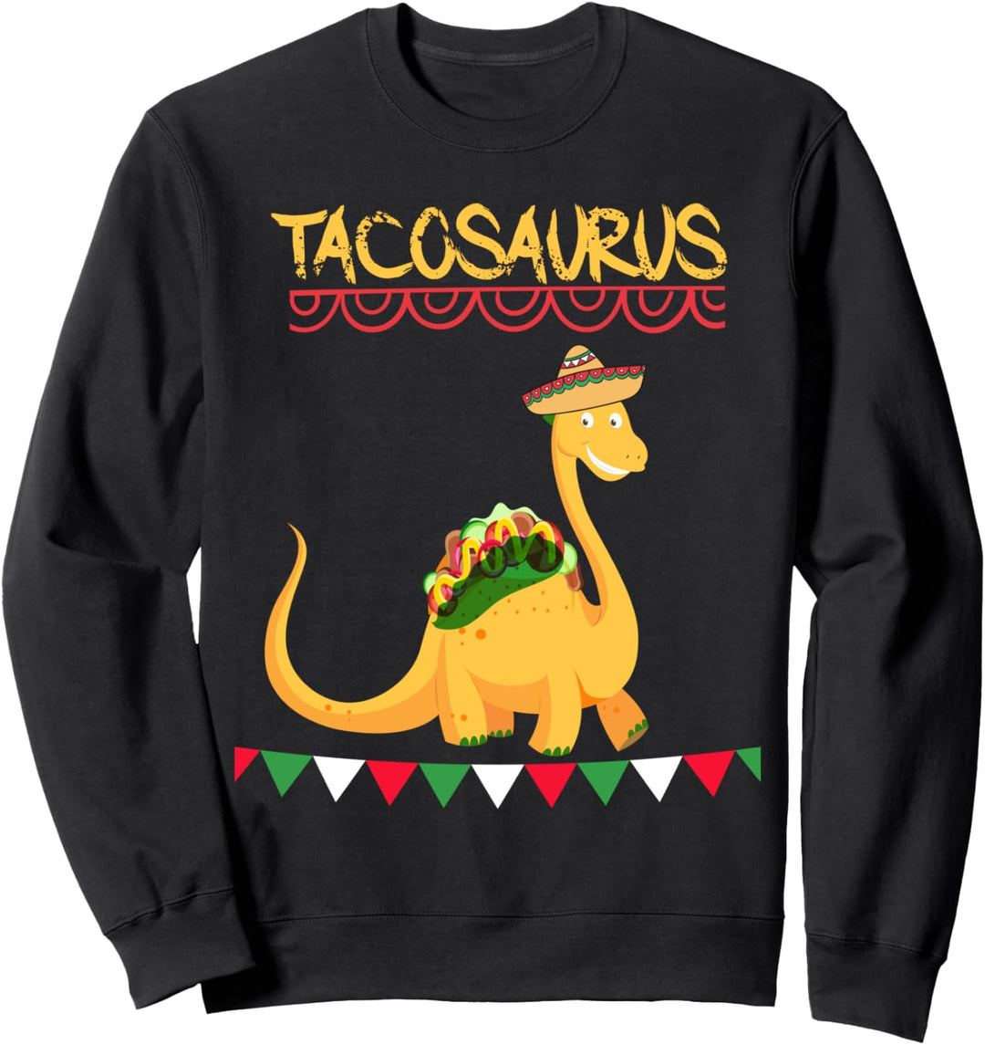 Tacosaurus Lustiger Taco-Dinosaurier Sweatshirt