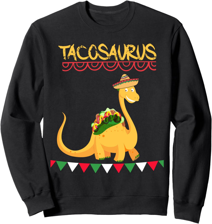 Tacosaurus Lustiger Taco-Dinosaurier Sweatshirt