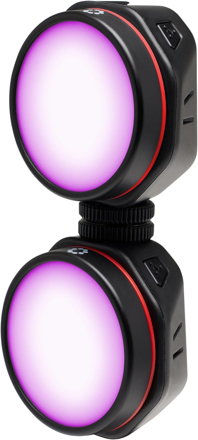 JOBY Beamo Reel Color Next-gen LED Licht für Content Creator für spiegellose Kompaktkameras oder Sma